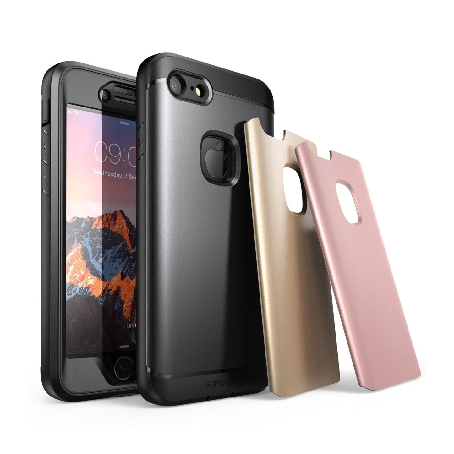 iPhone 7 / 8 Water-Resistant Full Body Protective Case-Black