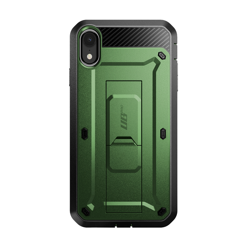 iPhone XR Unicorn Beetle Pro Full-Body Holster Case-Dark Green