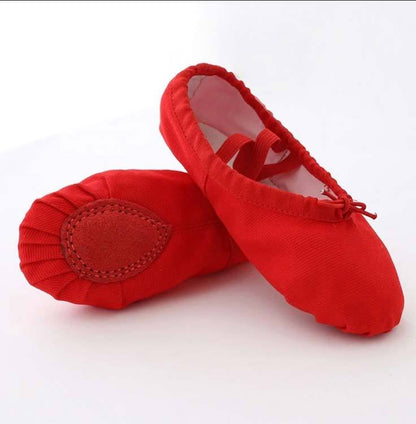 Soft Canvas Ballet Shoes Dance for Girls Kids Children