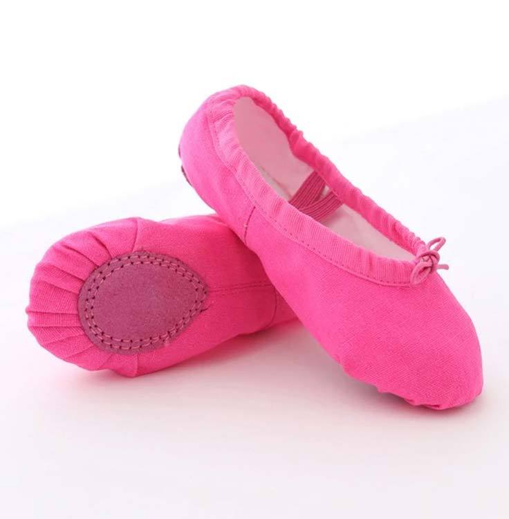 Soft Canvas Ballet Shoes Dance for Girls Kids Children