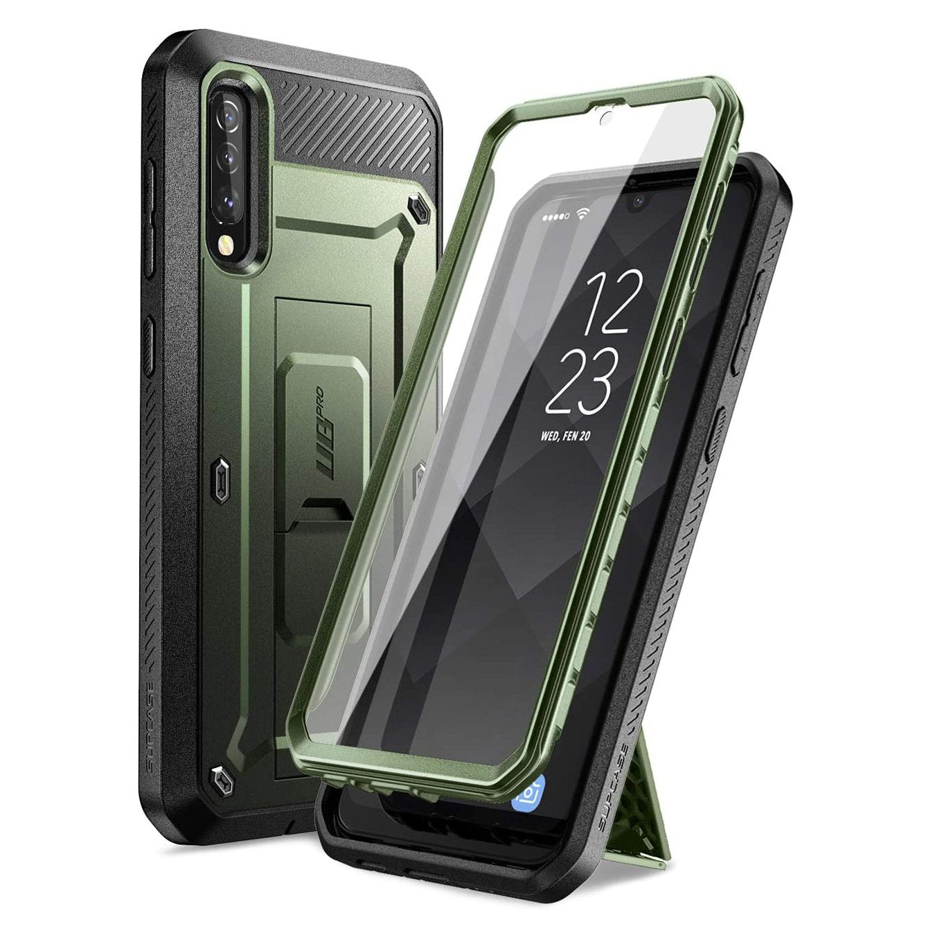 Galaxy A50 Unicorn Beetle Pro Rugged Case-Dark Green