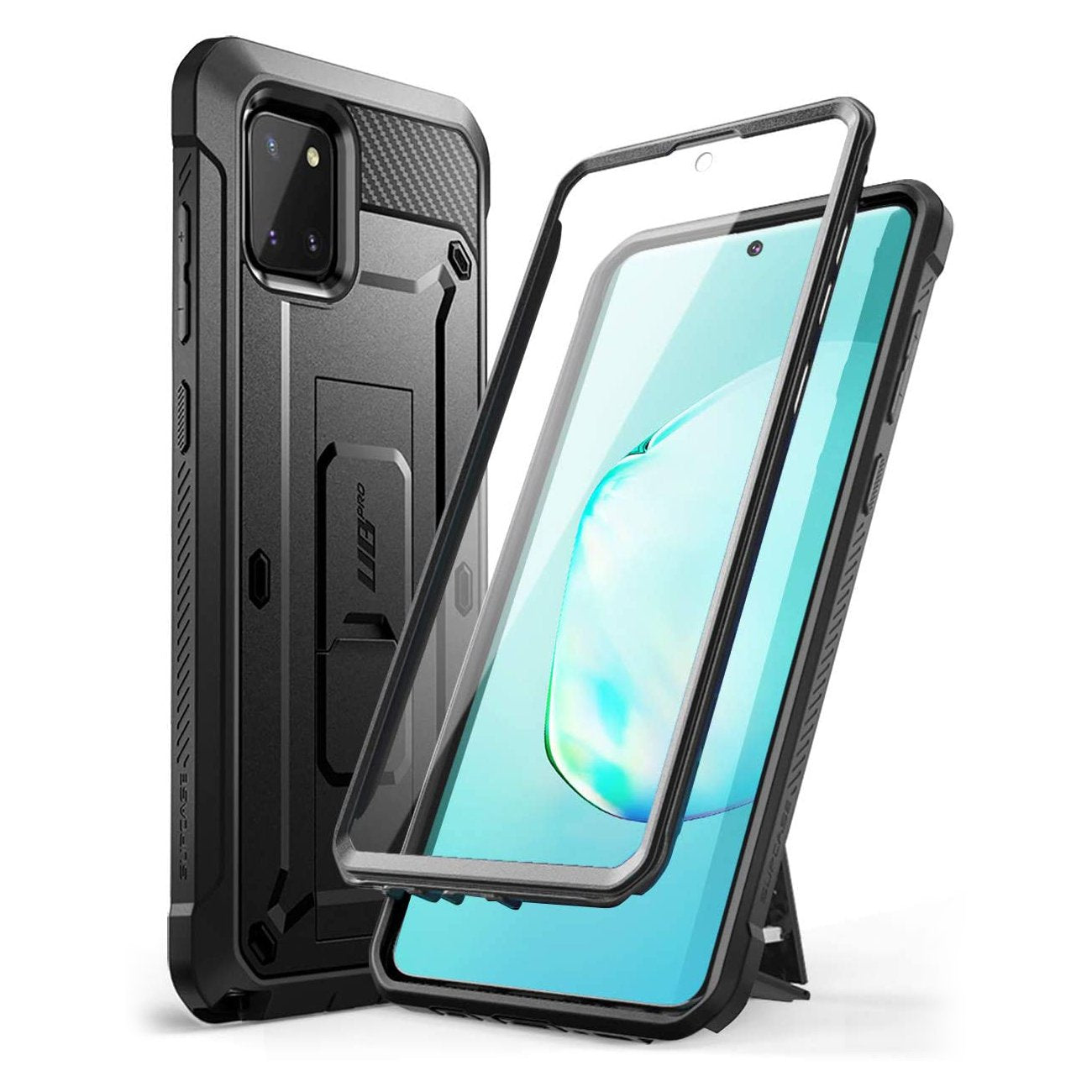 Galaxy Note10 Lite Unicorn Beetle Pro Rugged Holster Case-Black