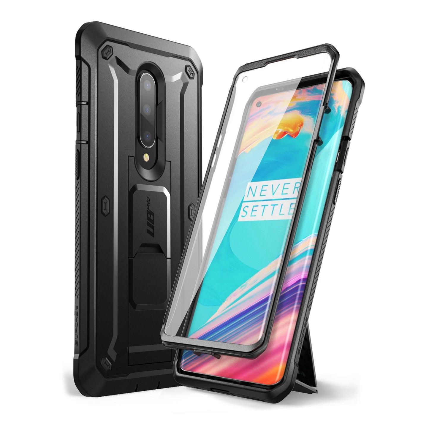 OnePlus 8 Unicorn Beetle Pro Rugged Holster Case-Black