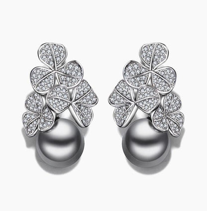 Gift Fashion flower drop earring statement jewelry