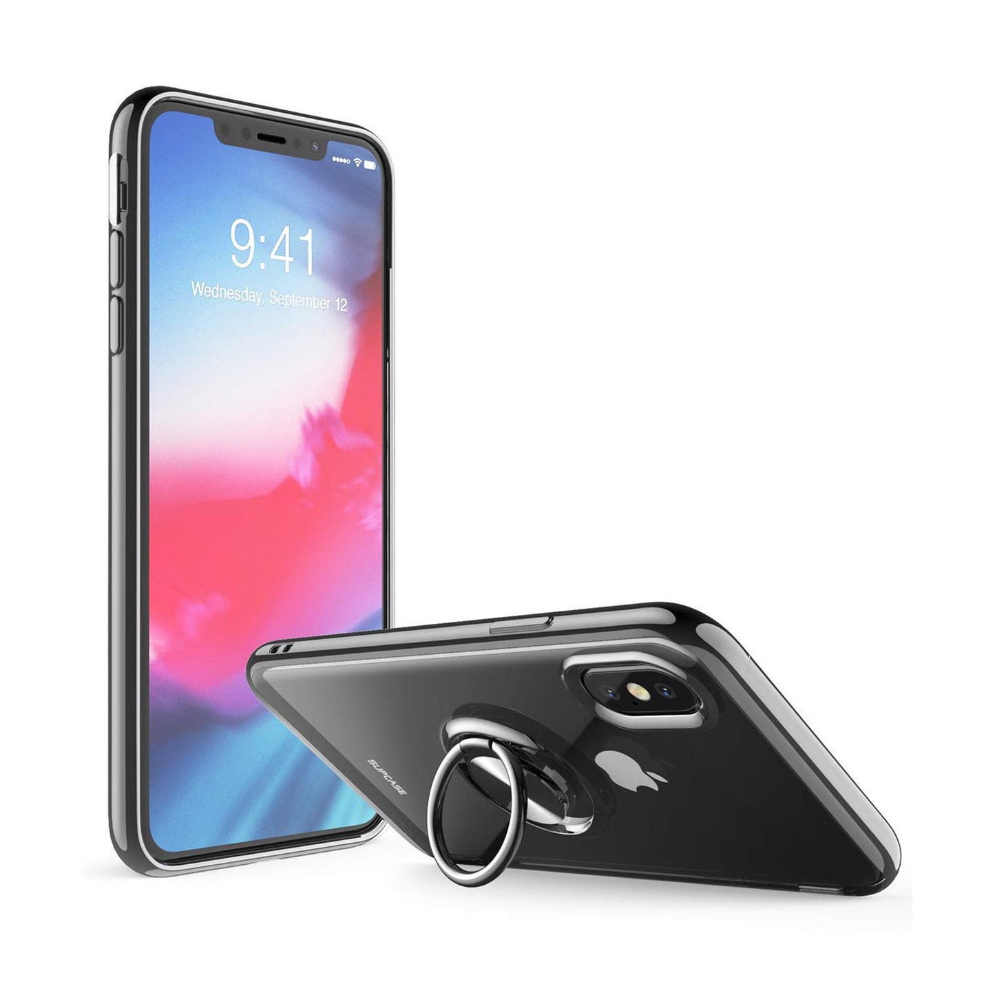 iPhone X / XS Unicorn Beetle Snap Ring Case-Black