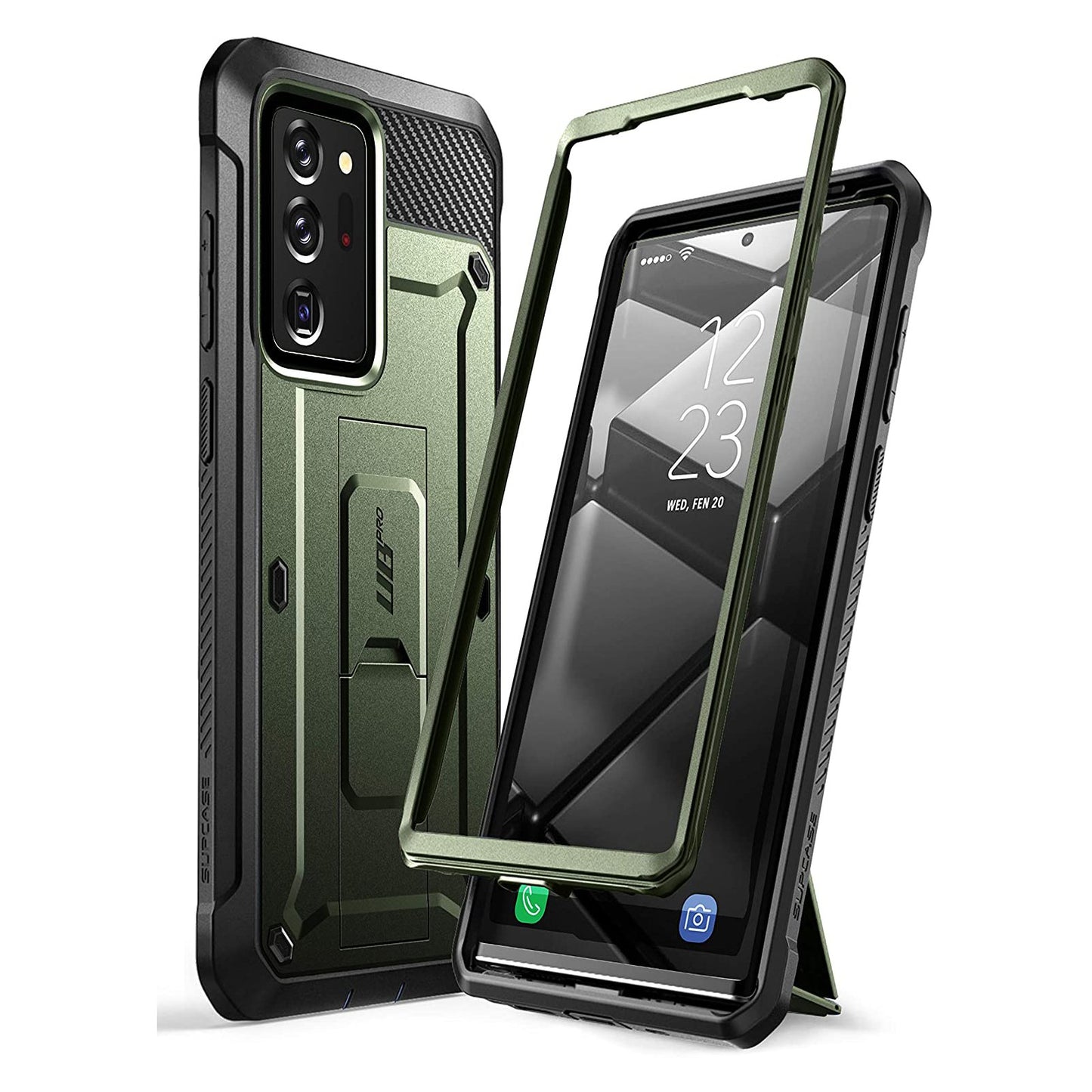 Galaxy Note20 Ultra Unicorn Beetle PRO Rugged Holster Case-Dark Green