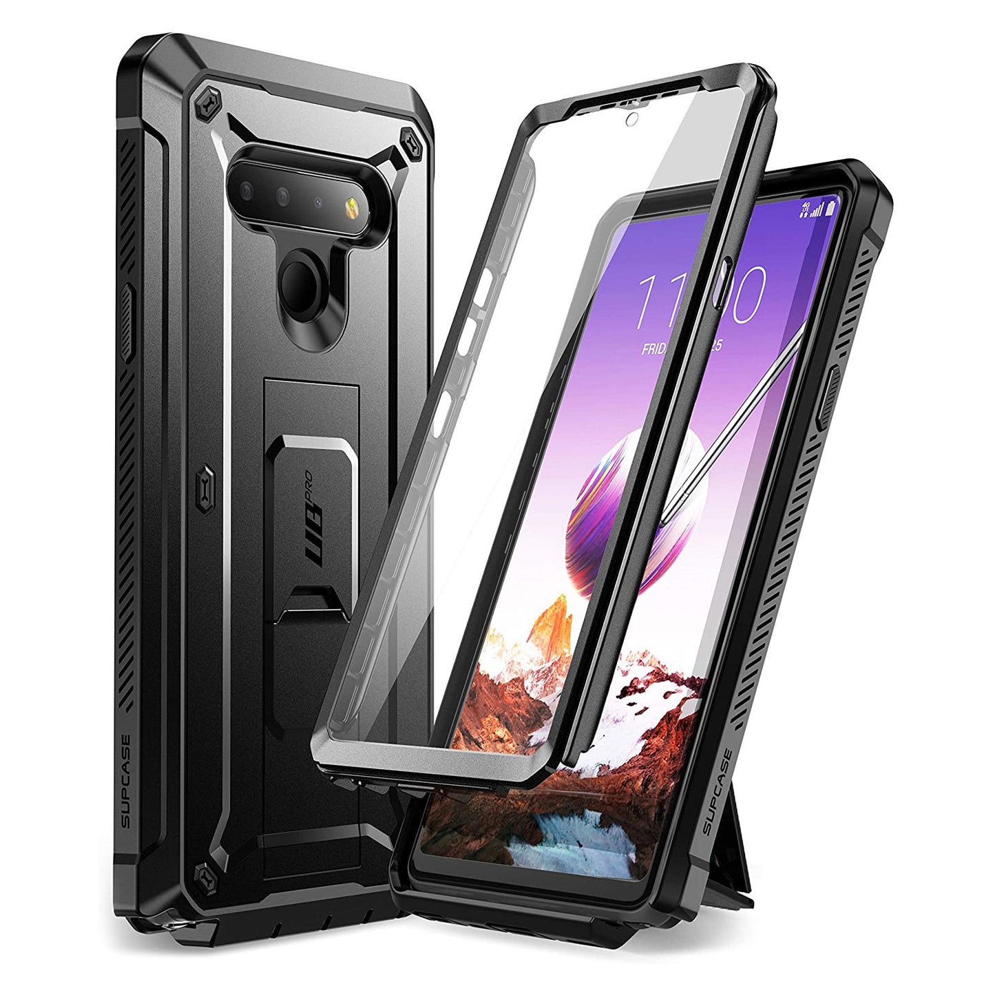 LG Stylo 6 Unicorn Beetle Pro Rugged Holster Case-Black