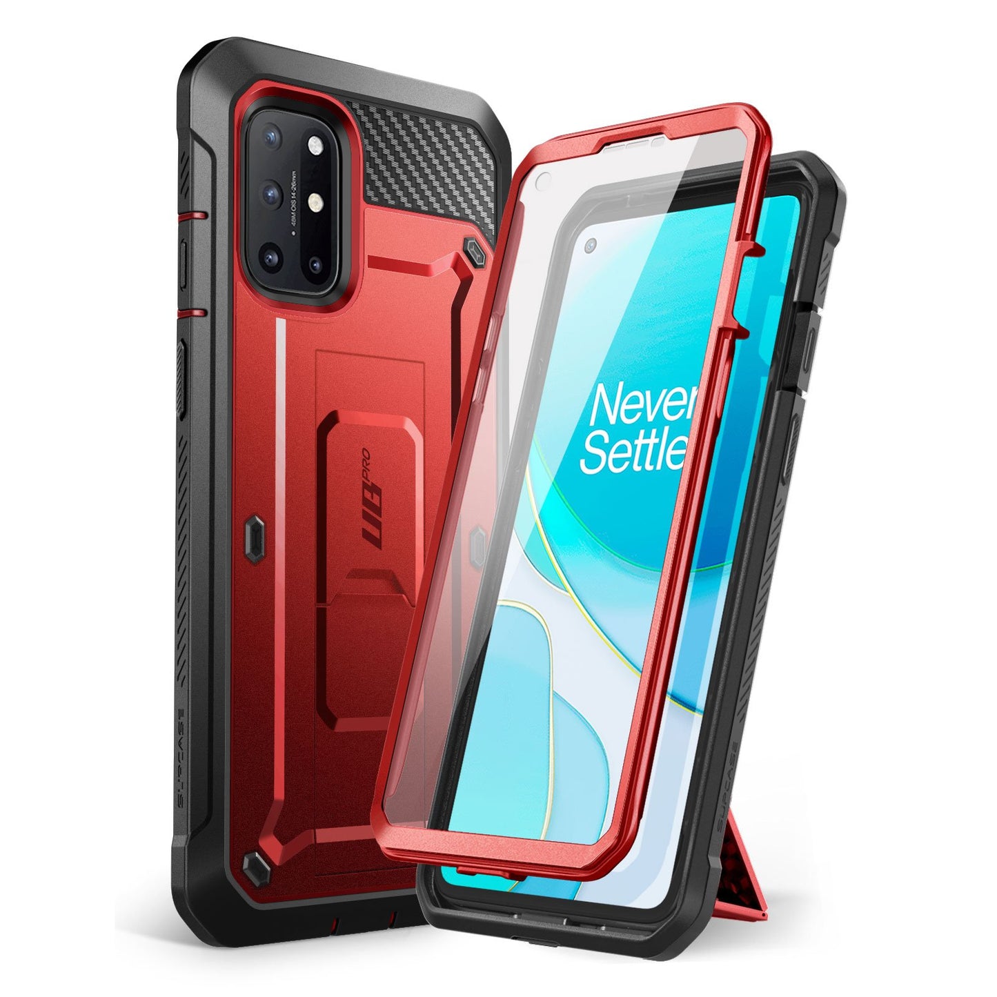 OnePlus 8T Unicorn Beetle Pro Full-Body Case-Metallic Red