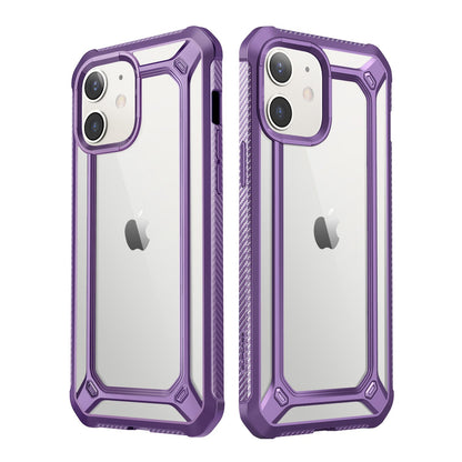 iPhone 12 mini 5.4 inch Unicorn Beetle Exo Clear Case-Purple
