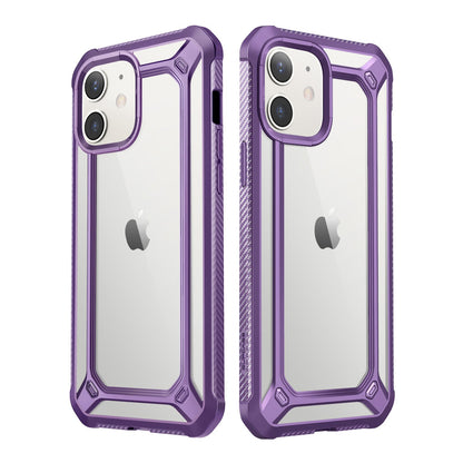 iPhone 12 mini 5.4 inch Unicorn Beetle Exo with Screen Protector Clear Case-Purple