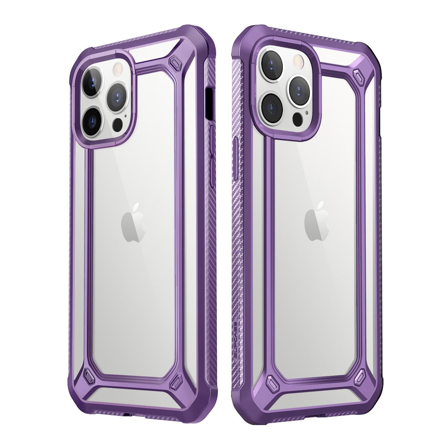 iPhone 12 Pro Max 6.7 inch Unicorn Beetle Exo with Screen Protector Clear Case-Purple