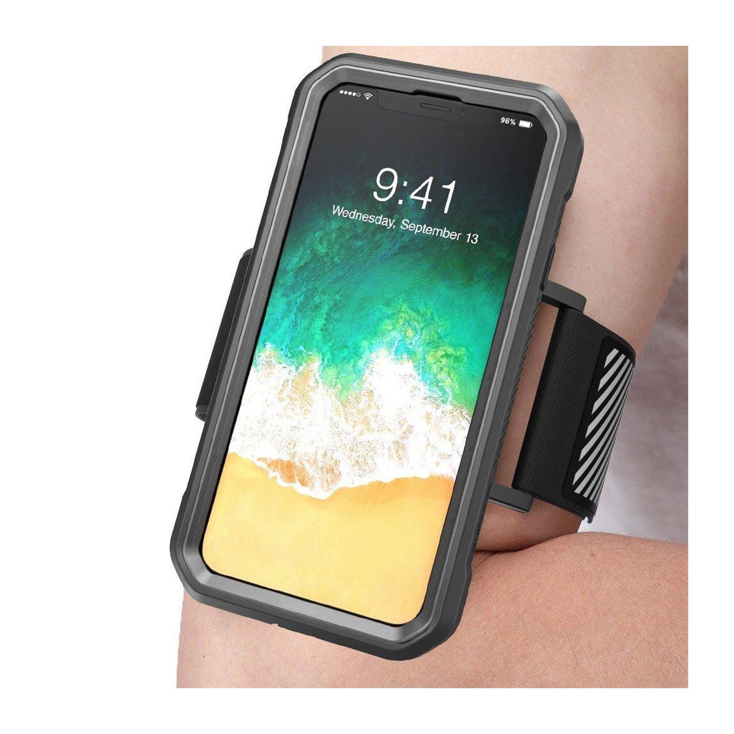 Running Mate Armband Case With Screen Protector for iPhone 5.8 inch 2017 2018 and 2019-Black