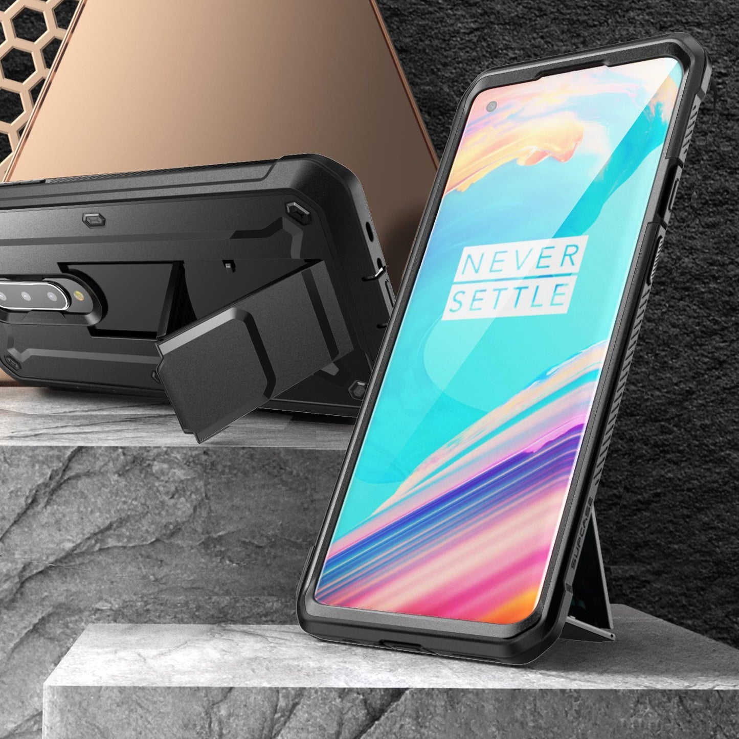 OnePlus 8 Unicorn Beetle Pro Rugged Holster Case-Black