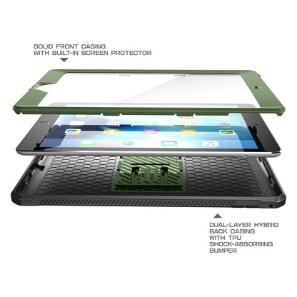 iPad 9.7 inch Unicorn Beetle Pro Full-Body Case-Dark Green