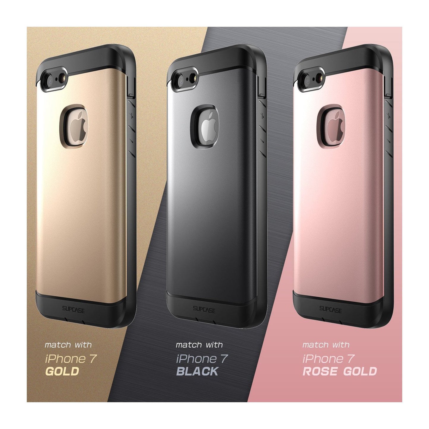 iPhone 7 / 8 Water-Resistant Full Body Protective Case-Black