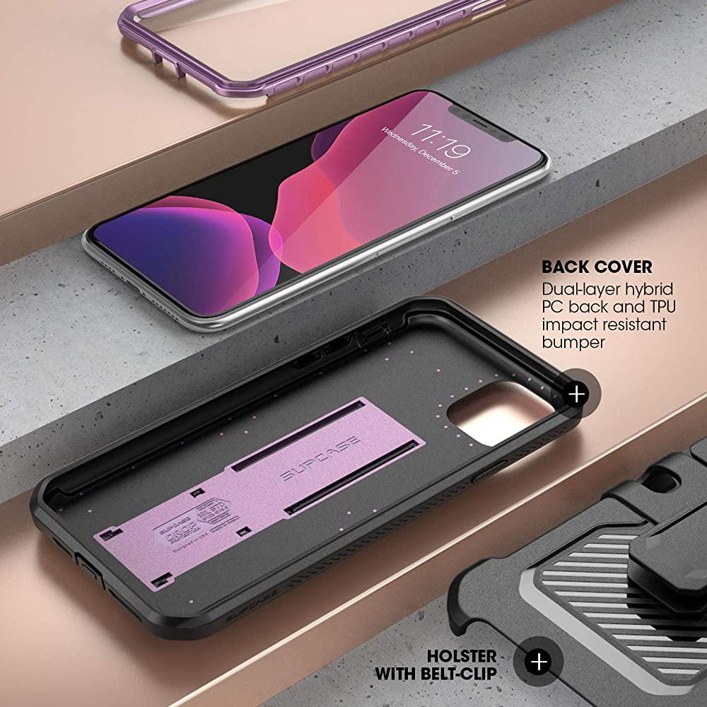 iPhone 11 Pro Max 6.5 inch Unicorn Beetle Pro Rugged Case-Metallic Purple