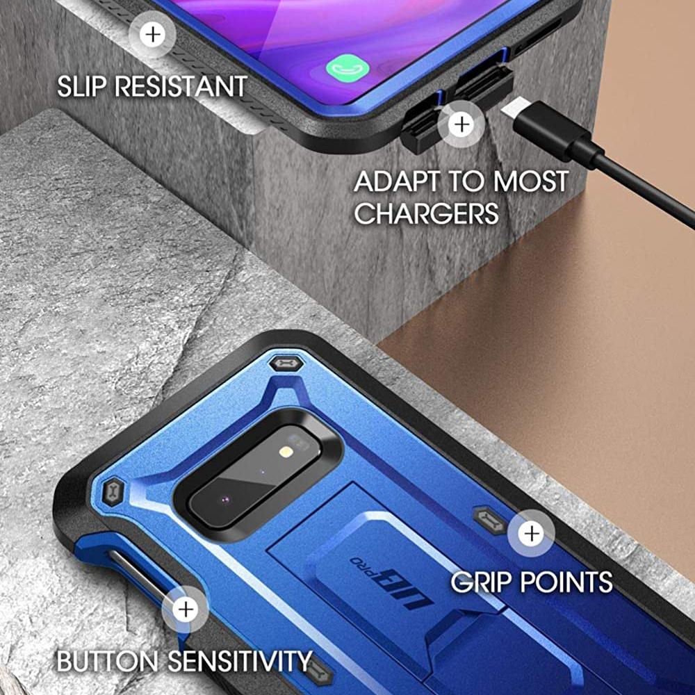 Galaxy S10e Unicorn Beetle Pro Full Body Rugged Holster Case-Dark Blue