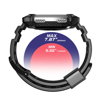 Fitbit Inspire 2 Unicorn Beetle Pro Wristband Case-Black