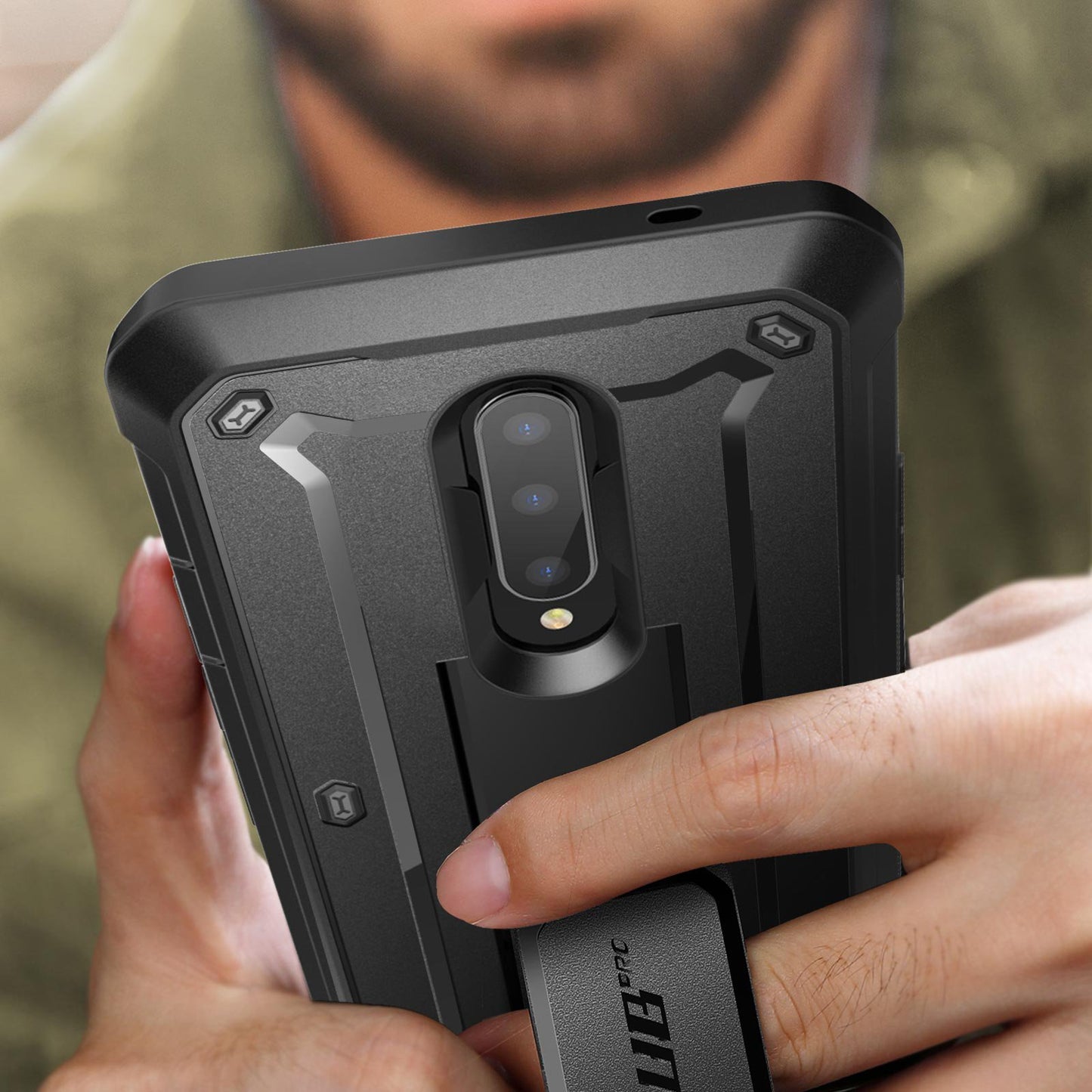 OnePlus 8 Unicorn Beetle Pro Rugged Holster Case-Black