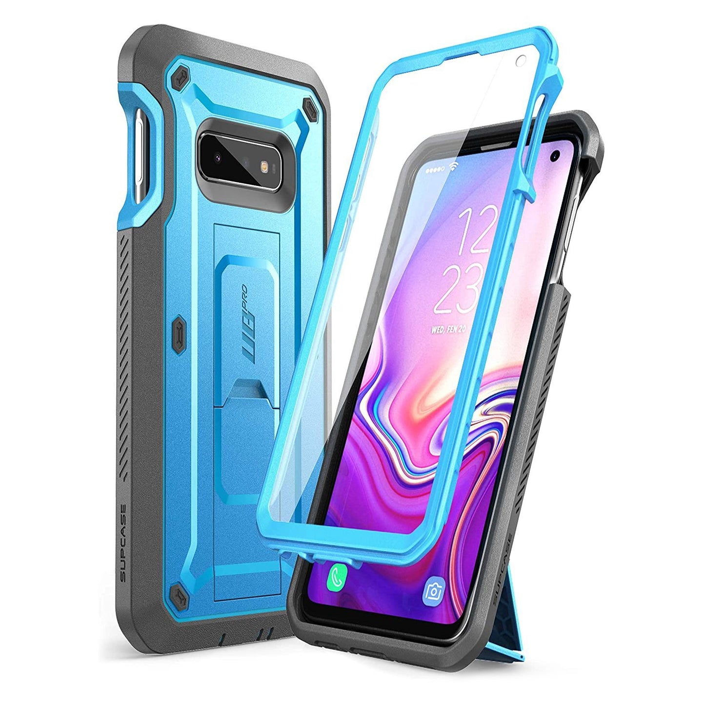 Galaxy S10e Unicorn Beetle Pro Full Body Rugged Holster Case-Blue