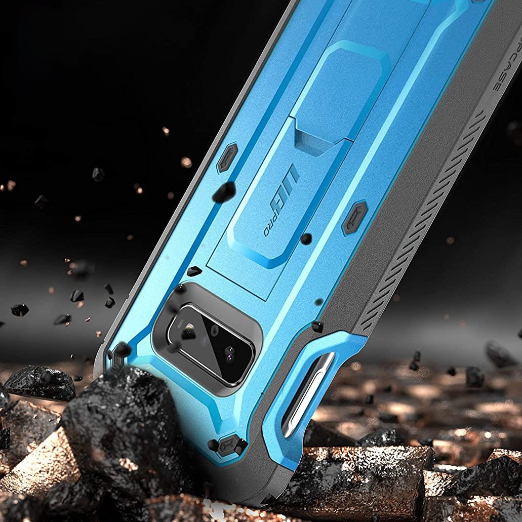 Galaxy S10e Unicorn Beetle Pro Full Body Rugged Holster Case-Blue