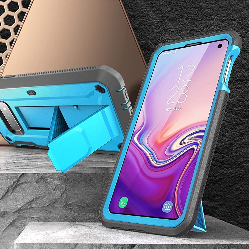 Galaxy S10e Unicorn Beetle Pro Full Body Rugged Holster Case-Blue