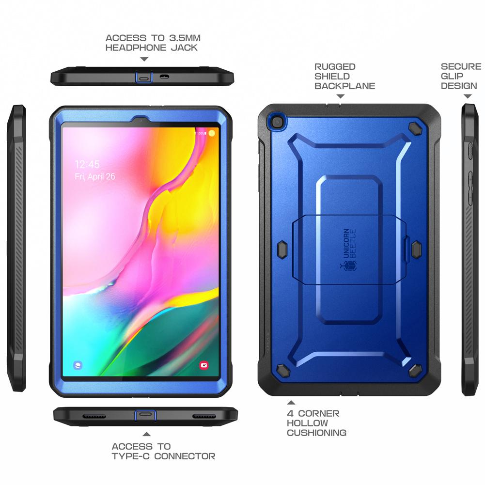 Galaxy Tab A 10.1 inch (2019) Unicorn Beetle Pro Full-Body Case-Dark Blue