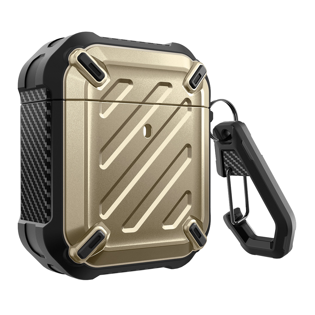 Apple AirPods 1 & 2 Unicorn Beetle Pro Rugged Case-Gold