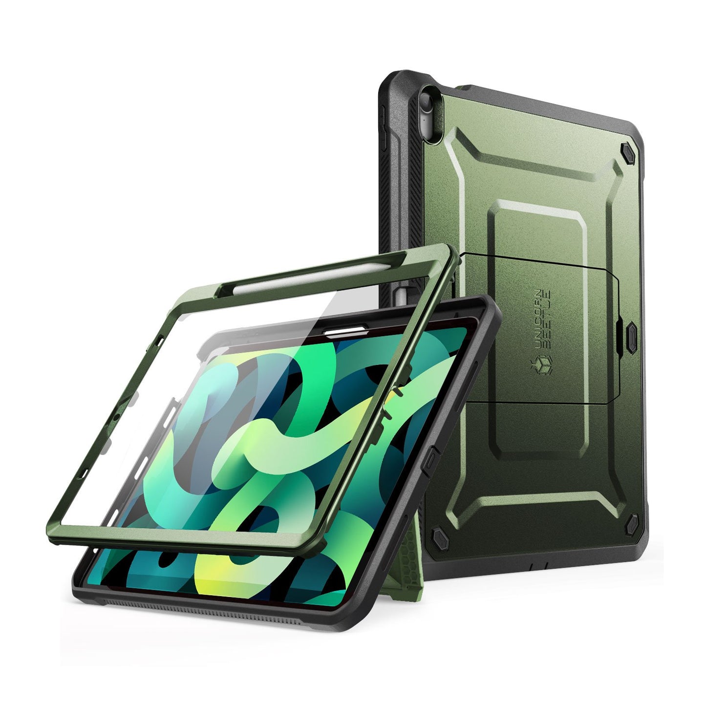 iPad Air 4 10.9 inch (2020) Unicorn Beetle PRO Rugged Case-Dark Green