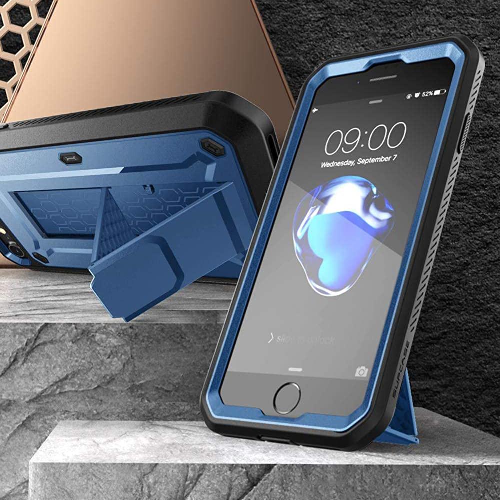 iPhone 7 / 8 Unicorn Beetle Pro Full-Body Case with Kickstand-Metallic Blue