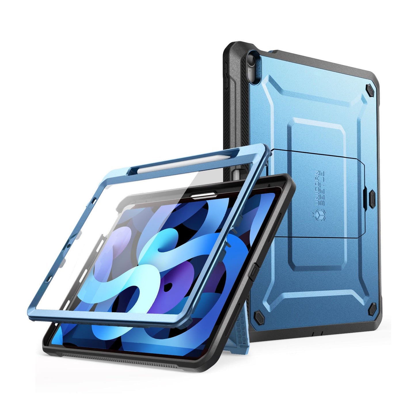 iPad Air 4 10.9 inch (2020) Unicorn Beetle PRO Rugged Case-Metallic Blue