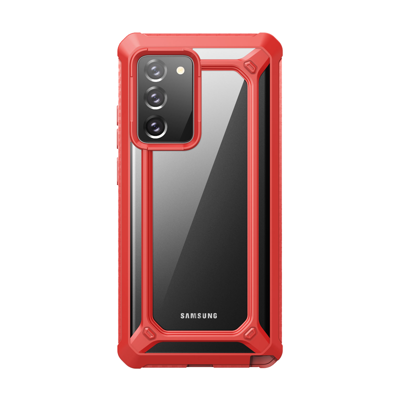 Galaxy Note20 Unicorn Beetle EXO Clear Case-Red
