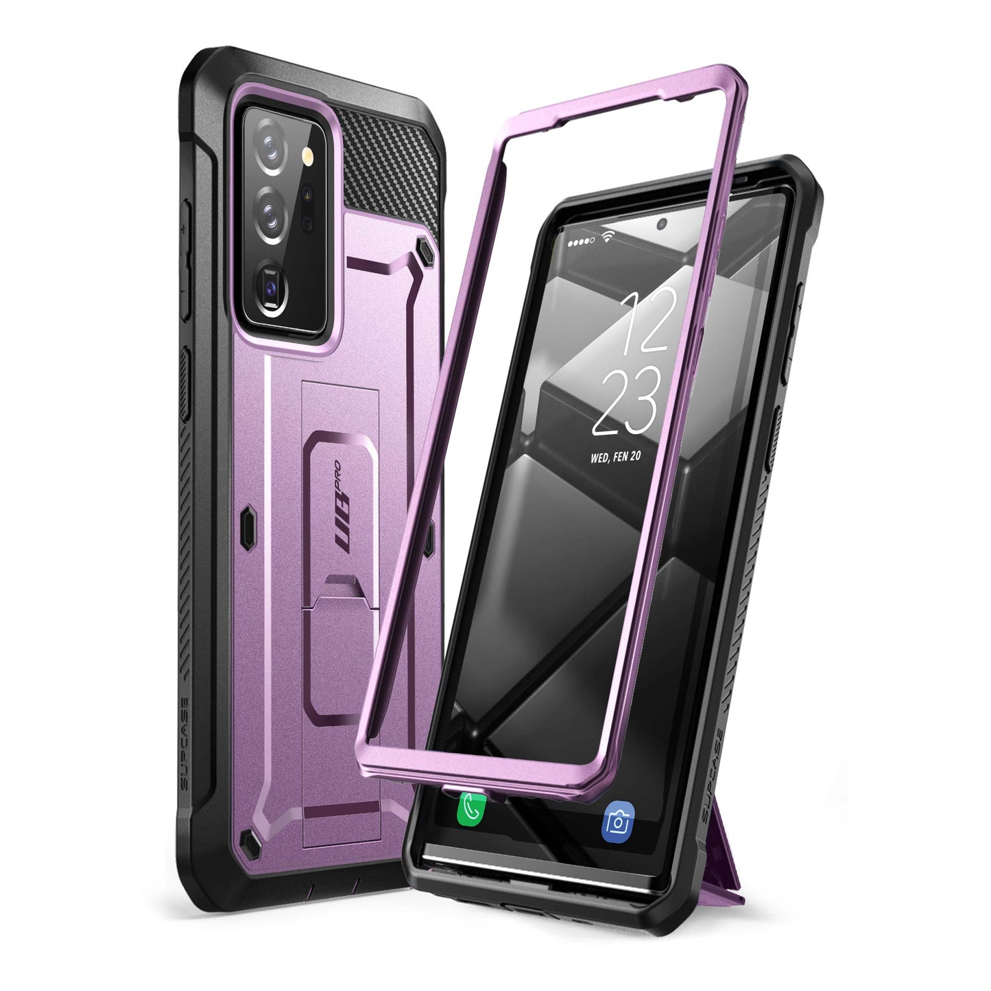 Galaxy Note20 Ultra Unicorn Beetle PRO Rugged Holster Case-Metallic Purple