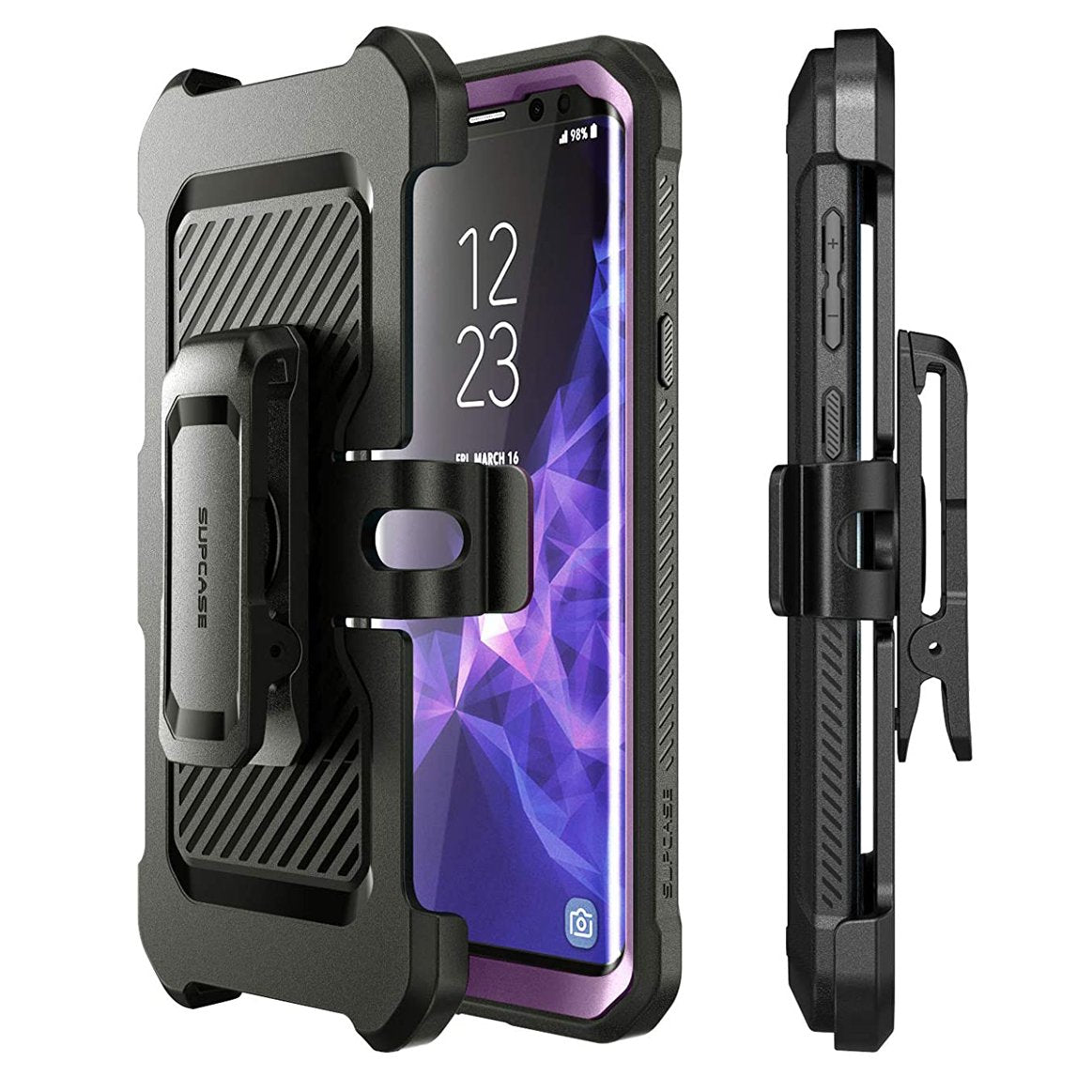 Galaxy S9 Unicorn Beetle Pro Full Body Rugged Holster Case-Metallic Purple