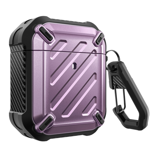 Apple AirPods 1 & 2 Unicorn Beetle Pro Rugged Case-Purple