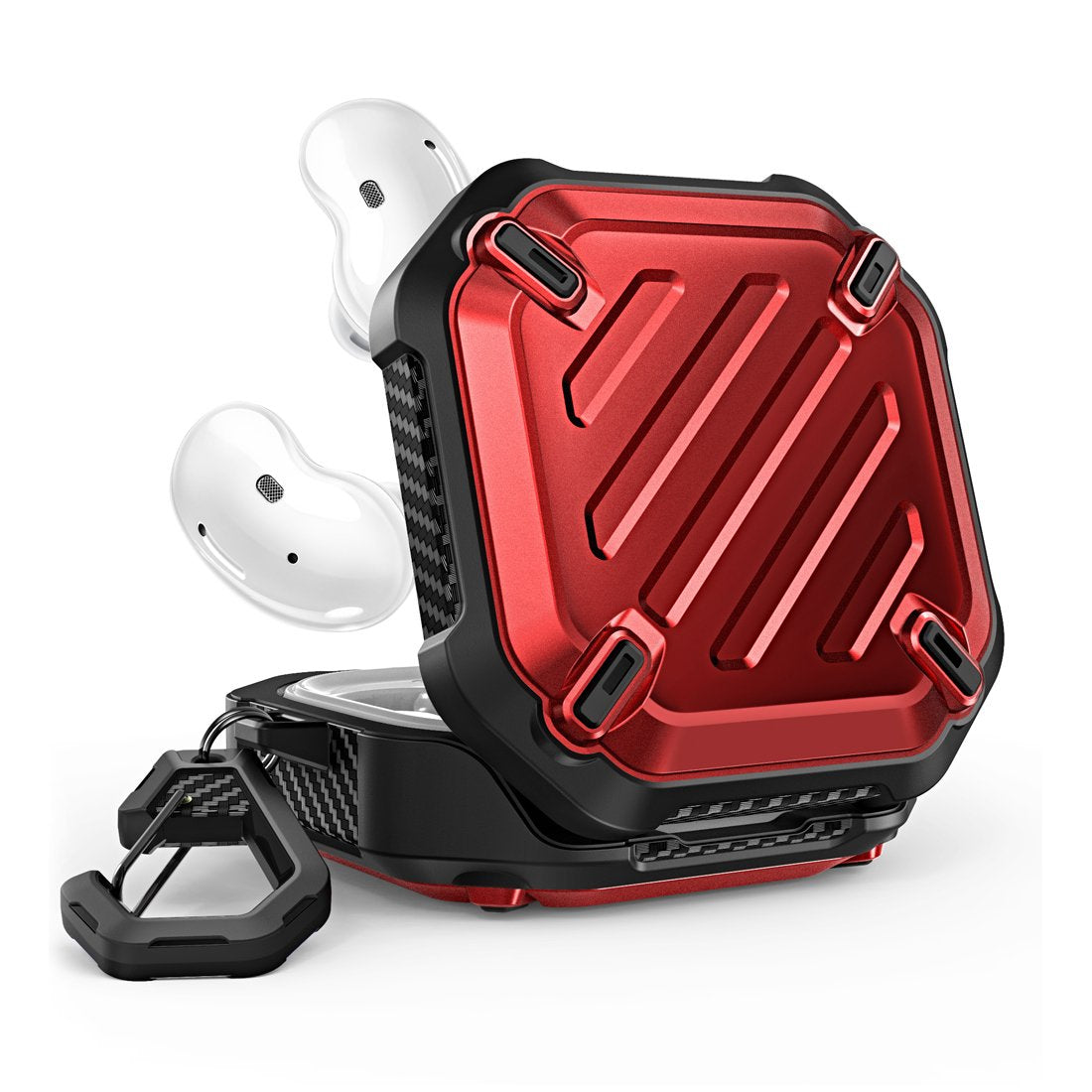 Galaxy Buds Live / Pro Unicorn Beetle PRO Rugged Case-Metallic Red