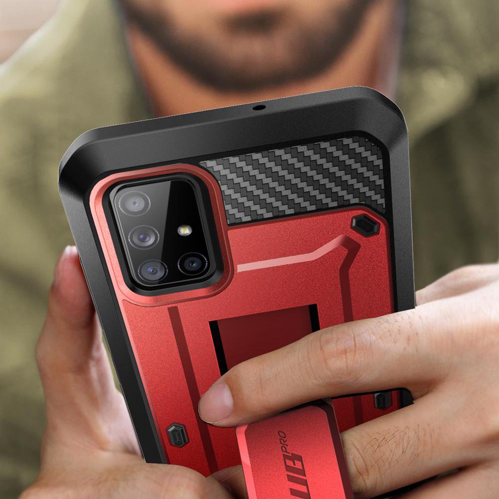 Galaxy A51 5G Unicorn Beetle Pro Rugged Case-Metallic Red