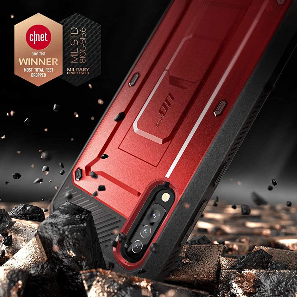 Galaxy A50 Unicorn Beetle Pro Rugged Case-Metallic Red