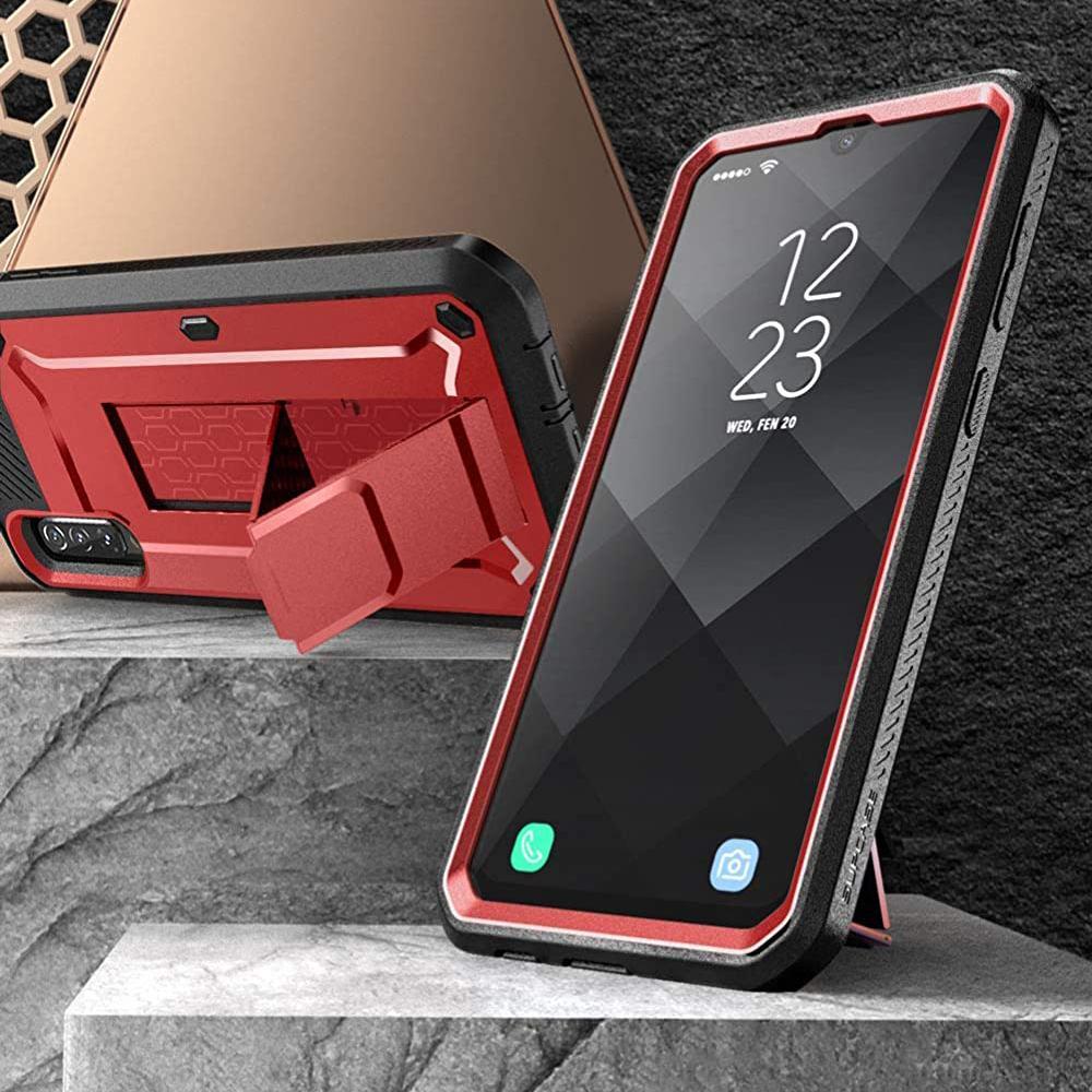 Galaxy A50 Unicorn Beetle Pro Rugged Case-Metallic Red