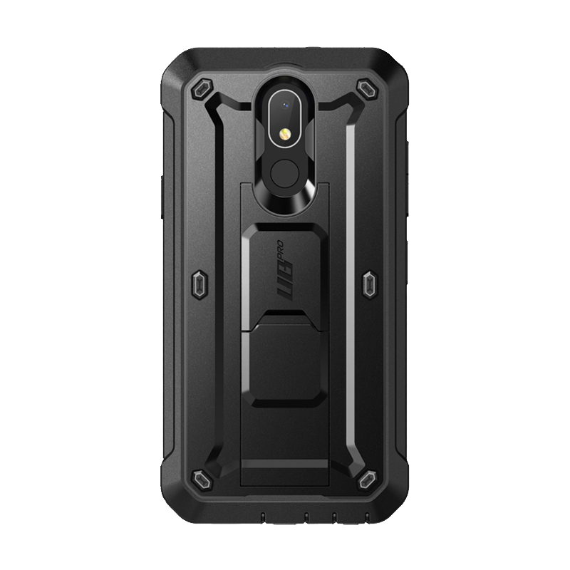 LG Aristo 4+ / Prime 2 Unicorn Beetle Pro Holster Case-Black