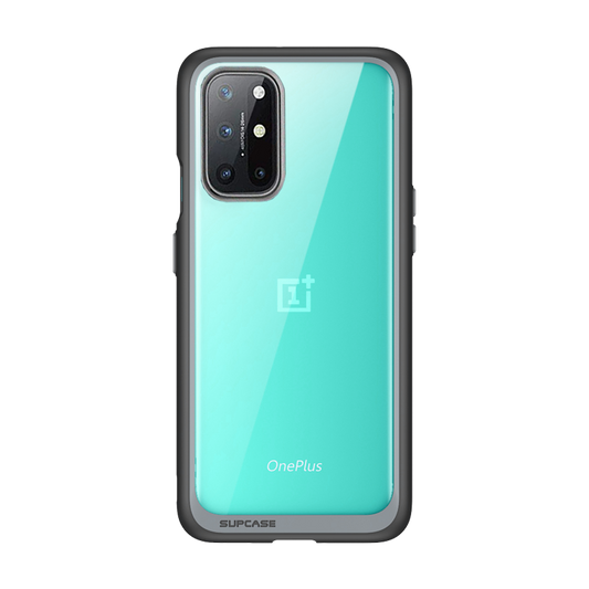 OnePlus 8T Unicorn Beetle Style Clear Bumper Case-Black