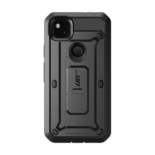 Google Pixel 4a (2020) Unicorn Beetle Pro Rugged Holster Case-Black