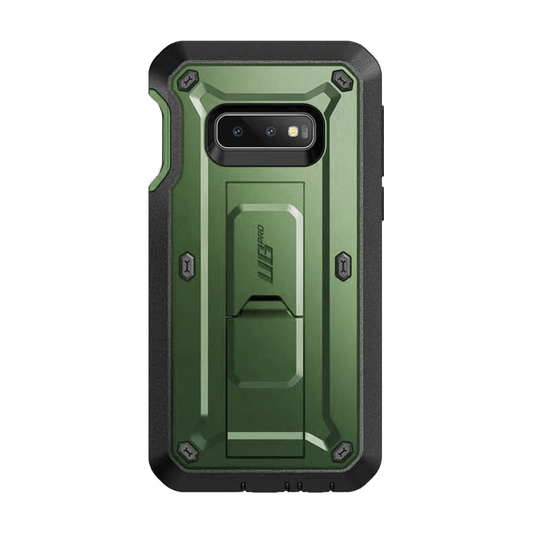 Galaxy S10e Unicorn Beetle Pro Full Body Rugged Holster Case-Dark Green