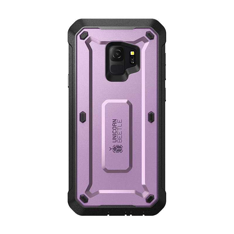 Galaxy S9 Unicorn Beetle Pro Full Body Rugged Holster Case-Metallic Purple
