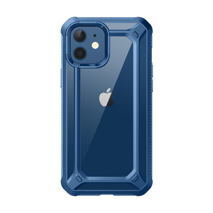 iPhone 12 6.1 inch Unicorn Beetle Exo Clear Case-Blue