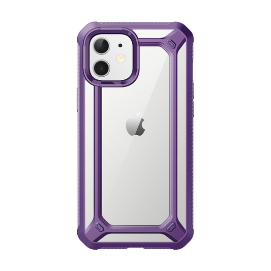 iPhone 12 mini 5.4 inch Unicorn Beetle Exo Clear Case-Purple