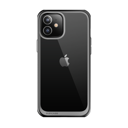 iPhone 12 mini 5.4 inch Unicorn Beetle Style Slim Clear Case-Black