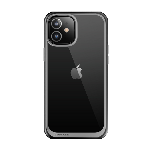 iPhone 12 mini 5.4 inch Unicorn Beetle Style Slim Clear Case-Black