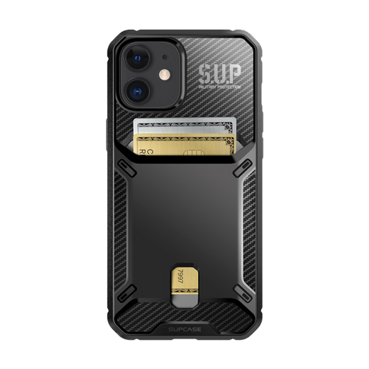 iPhone 12 mini 5.4 inch Unicorn Beetle Vault Wallet Case-Black