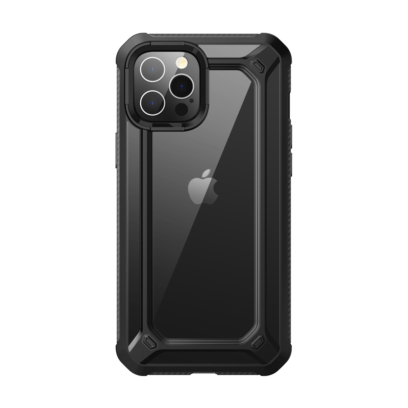 iPhone 12 Pro Max 6.7 inch Unicorn Beetle Exo Clear Case-Black